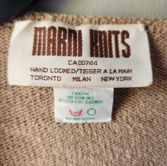 Vintage 80s Marni Knits Two Tone Knit Sweater - Picture 4 of 16